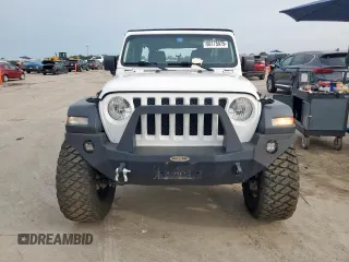 2018 Jeep Wrangler Unlimited Sport with VIN 1C4HJXDG5JW116017, listed as a Copart auction lot 60175975 with 56,055 mi miles and Salvage title. Bid and sale history available at DreamBid. Image 5.