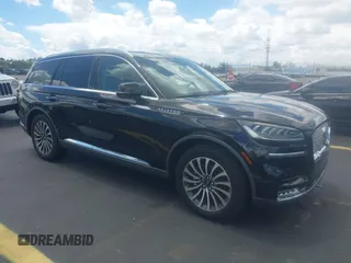 2021 Lincoln Aviator Reserve with VIN 5LM5J7WC0MGL12385, listed as a IAAI auction lot 42472422 with 20,404 mi miles and . Bid and sale history available at DreamBid. Image 1.