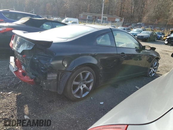2004 Infiniti G35 Coupe w/Leather with VIN JNKCV54E14M814852, listed as a Copart auction lot 80864474 with 0 mi miles and Salvage Title. Bid and sale history available at carsss.com. Image 3.