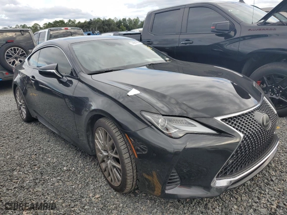 2019 Lexus RC with VIN JTHHZ5BC6K5020013, listed as a Copart auction lot 74681864 with 0 mi miles and Non Repairable. Bid and sale history available at carsss.com. Image 4.