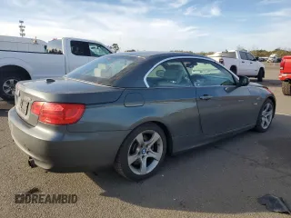 2011 BMW 3 Series 335i with VIN WBADX7C52BE581520, listed as a Copart auction lot 46274205 with 43,724 mi miles and Salvage Title. Bid and sale history available at carsss.com. Image 3.