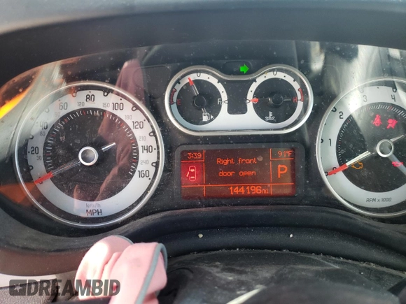 2014 FIAT 500L Easy with VIN ZFBCFABH7EZ020501, listed as a Copart auction lot 52253455 with 144,196 mi miles and Salvage Title. Bid and sale history available at carsss.com. Image 9.