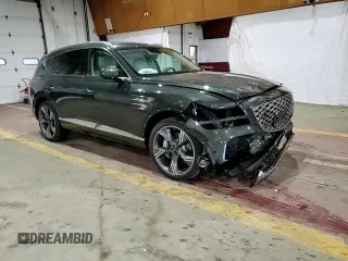 2025 Genesis GV80 Prestige z VIN KMUHEESC4SU250360, wystawiony jako Copart lot #55827155 z przebiegiem 3 214 mil mil oraz Szkoda całkowita • Salvage title. Historia ofert i sprzedaży dostępna na DreamBid. Obrazek 14.