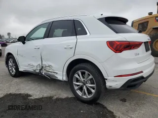 2023 Audi Q3 S line Premium z VIN WA1DECF35P1042412, wystawiony jako Copart lot #56013225 z przebiegiem 37 715 mil mil oraz Szkoda całkowita • Salvage title. Historia ofert i sprzedaży dostępna na DreamBid. Obrazek 2.