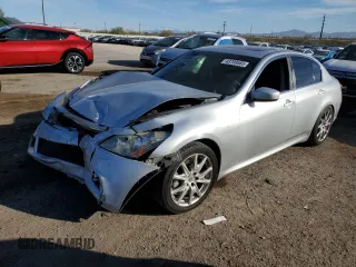 2012 Infiniti G37 Sedan Journey with VIN JN1CV6AP9CM621766, listed as a Copart auction lot 43709585 with 233,403 mi miles and Salvage Title. Bid and sale history available at carsss.com. Image 1.