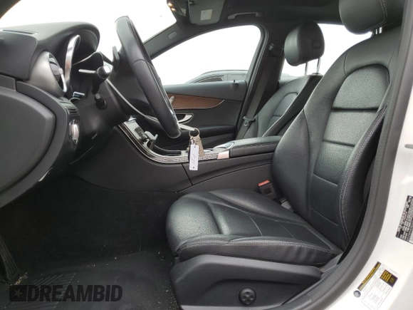 2019 Mercedes-Benz C 300 with VIN WDDWF8DBXKR458622, listed as a Copart auction lot 49896715 with 77,711 mi miles and Salvage Title. Bid and sale history available at DreamBid. Image 7.