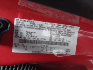 2016 Ford Focus SE with VIN 1FADP3K27GL345053, listed as a IAAI auction lot 41209266 with 1 mi miles. Bid and sale history available at carsss.com. Image 9.