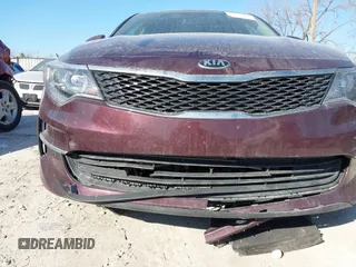 2018 Kia Optima LX with VIN 5XXGT4L32JG228231, listed as a IAAI auction lot 41754709 with 96,593 mi miles. Bid and sale history available at carsss.com. Image 6.