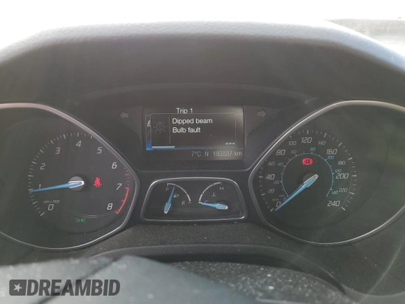 2012 Ford Focus SEL with VIN 1FAHP3M22CL364585, listed as a Copart auction lot 49340885 with 183,537 mi miles and Salvage Title. Bid and sale history available at carsss.com. Image 9.