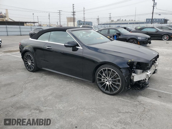 2023 Mercedes-Benz E-Class E 450 with VIN W1K1K5JB7PF207672, listed as a Copart auction lot 47385654 with 735 mi miles and Salvage Title. Bid and sale history available at carsss.com. Image 4.