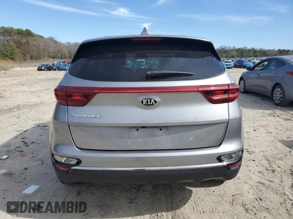 2020 Kia Sportage LX with VIN KNDPM3AC1L7644437, listed as a Copart auction lot 49708905 with 96,928 mi miles and Salvage Title. Bid and sale history available at DreamBid. Image 6.