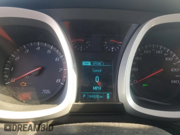 2014 Chevrolet Equinox LT with VIN 1GNALBEK6EZ102141, listed as a Copart auction lot 50370955 with 144,606 mi miles and Salvage Title. Bid and sale history available at carsss.com. Image 9.