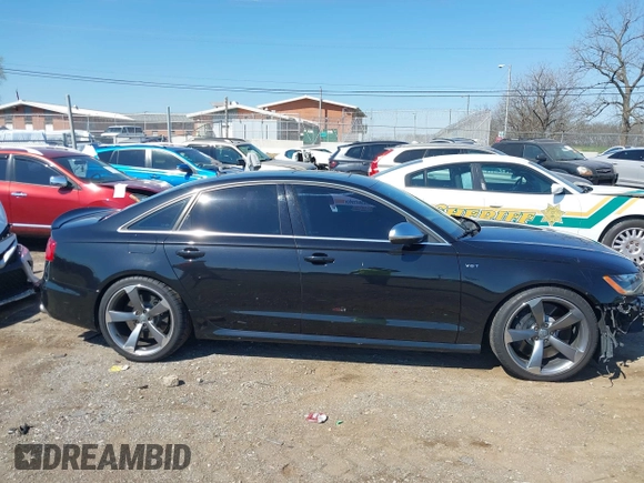 2013 Audi S6 Prestige with VIN WAUJ2AFC0DN096028, listed as a IAAI auction lot 41817347 with 132,992 mi miles. Bid and sale history available at carsss.com. Image 14.
