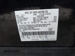 2018 Ford Explorer XLT z VIN 1FM5K7D87JGA56109, wystawiony jako IAAI lot #42423403 z przebiegiem 80 082 mil mil oraz . Historia ofert i sprzedaży dostępna na DreamBid. Obrazek 9.