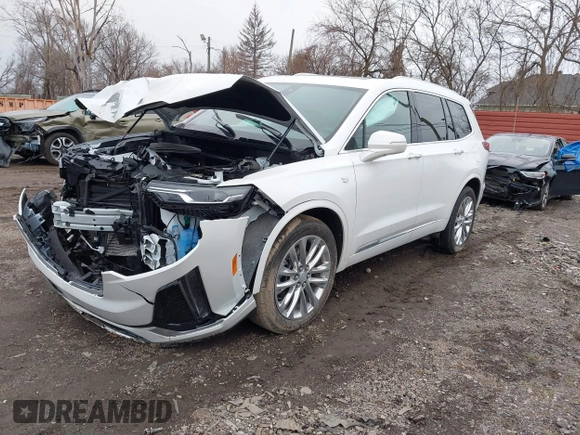 2024 Cadillac XT6 AWD Premium Luxury with VIN 1GYKPDRS5RZ755230, listed as a IAAI auction lot 41219059 with Not Provided miles. Bid and sale history available at carsss.com. Image 18.