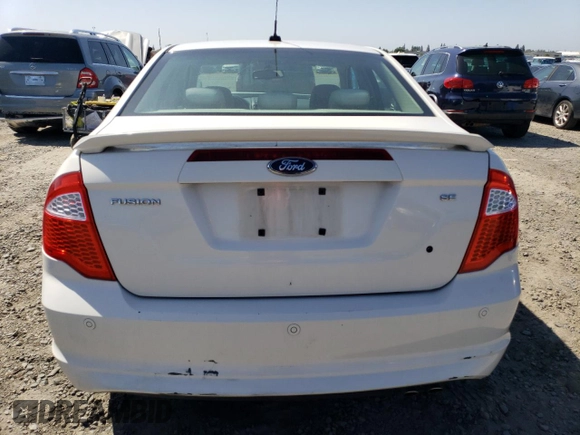 2010 Ford Fusion SE with VIN 3FAHP0HA1AR182522, listed as a Copart auction lot 55133975 with 166,793 mi miles and Salvage Title. Bid and sale history available at DreamBid. Image 6.