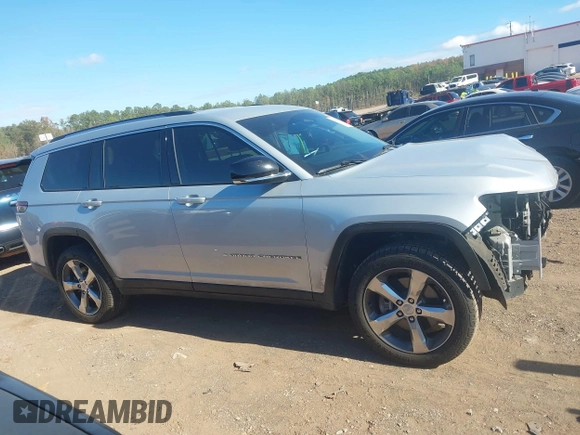 2022 Jeep Grand Cherokee Limited with VIN 1C4RJJBG6N8521334, listed as a IAAI auction lot 40955579 with 62,383 mi miles and . Bid and sale history available at DreamBid. Image 13.