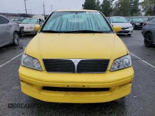 2002 Mitsubishi Lancer OZ-Rally with VIN JA3AJ86E72U047104, listed as a Copart auction lot 43603165 with 0 mi miles and Salvage Title. Bid and sale history available at carsss.com. Image 5.