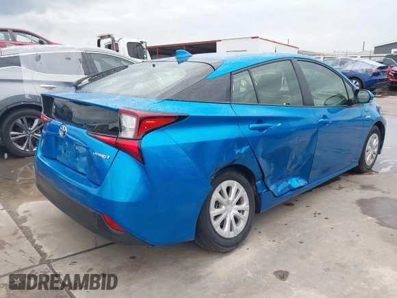 2022 Toyota Prius L Eco z VIN JTDKAMFU1N3181851, wystawiony jako IAAI lot #42378503 z przebiegiem 36 413 mil mil oraz . Historia ofert i sprzedaży dostępna na DreamBid. Obrazek 4.