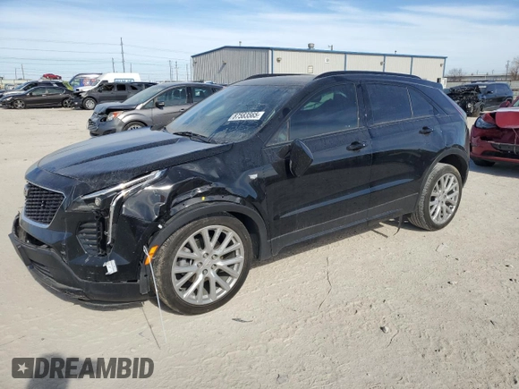 2023 Cadillac XT4 FWD Sport with VIN 1GYFZER47PF107311, listed as a Copart auction lot 87583565 with 26,585 mi miles and Salvage title. Bid and sale history available at DreamBid. Image 1.