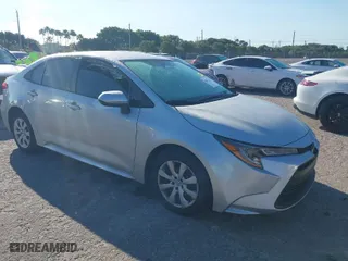 2023 Toyota Corolla LE with VIN 5YFB4MDE7PP033328, listed as a IAAI auction lot 41847379 with 87,573 mi miles. Bid and sale history available at carsss.com. Image 1.