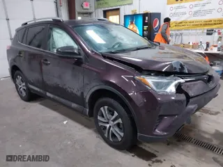 2018 Toyota RAV4 LE with VIN 2T3BFREVXJW737378, listed as a IAAI auction lot 41355320 with 58,609 mi miles. Bid and sale history available at carsss.com. Image 1.