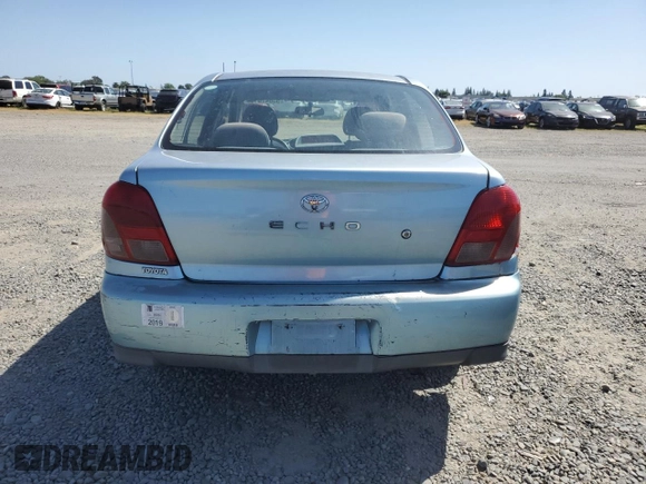 2001 Toyota ECHO with VIN JTDBT123510135005, listed as a Copart auction lot 53647015 with 161,788 mi miles and Non Repairable. Bid and sale history available at DreamBid. Image 6.