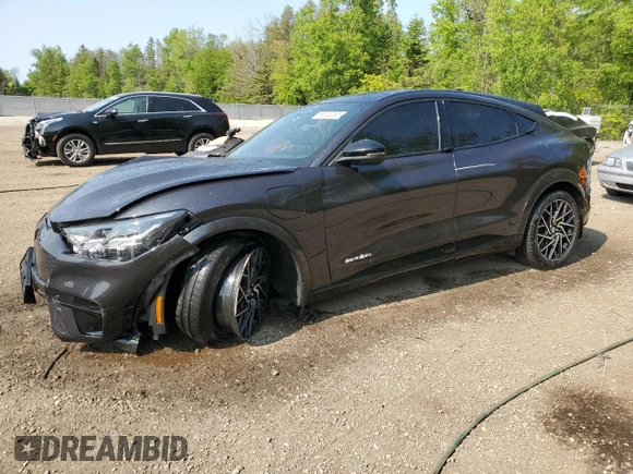 2022 Ford Mustang Mach-E GT with VIN 3FMTK4SX4NMA64535, listed as a Copart auction lot 58332095 with 57,418 mi miles and Salvage title. Bid and sale history available at DreamBid. Image 1.