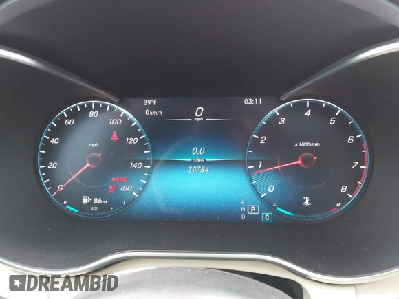 2021 Mercedes-Benz GLC 300 z VIN W1N0G8DB7MF987844, wystawiony jako IAAI lot #42460202 z przebiegiem 39 784 mil mil oraz . Historia ofert i sprzedaży dostępna na DreamBid. Obrazek 7.