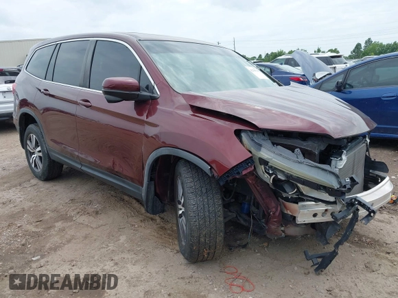 2018 Honda Pilot EX-L with VIN 5FNYF5H59JB030003, listed as a IAAI auction lot 42358798 with Not provided miles and . Bid and sale history available at DreamBid. Image 1.