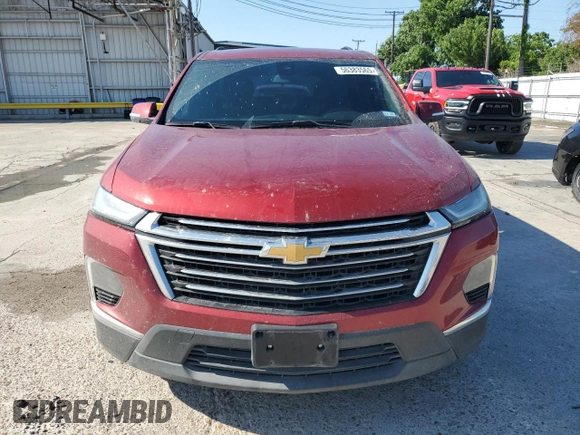 2022 Chevrolet Traverse LT Cloth with VIN 1GNERGKW7NJ145521, listed as a Copart auction lot 56383565 with 37,888 mi miles and Salvage title. Bid and sale history available at DreamBid. Image 5.