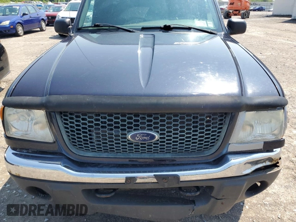 2002 Ford Ranger XL Fleet with VIN 1FTZR45E72TA69892, listed as a Copart auction lot 59849975 with 194,334 mi miles and Salvage title. Bid and sale history available at DreamBid. Image 11.