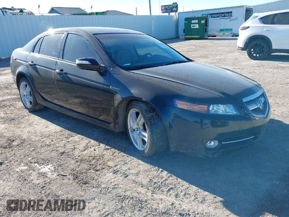 2008 Acura TL with VIN 19UUA66238A026254, listed as a IAAI auction lot 41718348 with 1 mi miles. Bid and sale history available at carsss.com. Image 1.