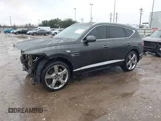 2024 Genesis GV80 with VIN KMUHCESC9RU161139, listed as a IAAI auction lot 41549627 with 31,025 mi miles and . Bid and sale history available at DreamBid. Image 2.