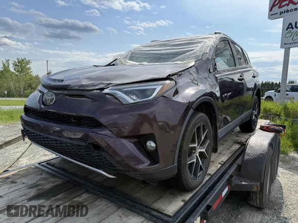 2017 Toyota RAV4 SE z VIN 2T3JFREVXHW628554, wystawiony jako Copart lot #61222355 z przebiegiem 162 218 mil mil oraz Szkoda całkowita • Salvage title. Historia ofert i sprzedaży dostępna na DreamBid. Obrazek 1.