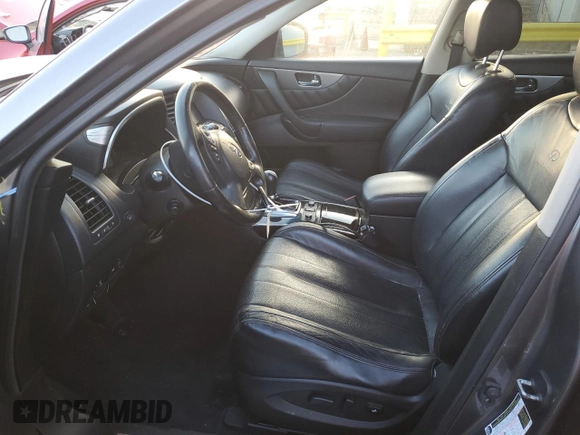 2014 Infiniti QX70 with VIN JN8CS1MW2EM413392, listed as a Copart auction lot 42974095 with 192,020 mi miles and Salvage Title. Bid and sale history available at carsss.com. Image 7.