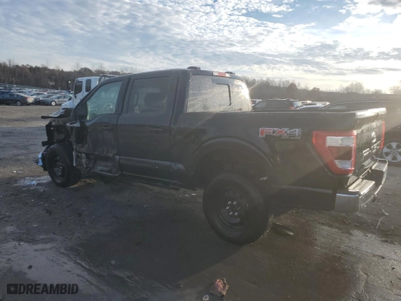 2022 Ford F-150 XL with VIN 1FTFW1ED9NFB19003, listed as a Copart auction lot 73296444 with 22,855 mi miles and Salvage Title. Bid and sale history available at carsss.com. Image 2.