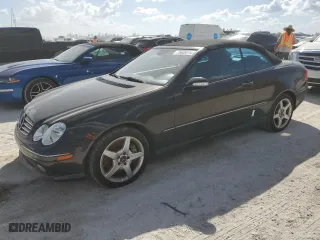 2005 Mercedes-Benz CLK-Class 5.0L with VIN WDBTK75G65T049195, listed as a Copart auction lot 75549294 with 0 mi miles and Salvage Title. Bid and sale history available at carsss.com. Image 1.