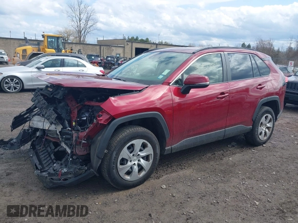 2019 Toyota RAV4 LE with VIN JTMG1RFV2KD005523, listed as a IAAI auction lot 41910005 with 64,119 mi miles. Bid and sale history available at carsss.com. Image 18.