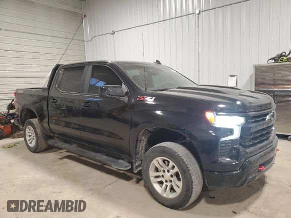 2023 Chevrolet Silverado 1500 LT Trail Boss with VIN 3GCPDFEK9PG271984, listed as a Copart auction lot 81034764 with 33,152 mi miles and Salvage Title. Bid and sale history available at DreamBid. Image 4.