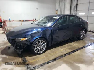2021 Mazda 3 Select with VIN 3MZBPBBM2MM205433, listed as a Copart auction lot 46331065 with 41,242 mi miles and Salvage Title. Bid and sale history available at carsss.com. Image 1.