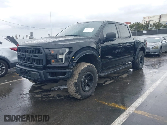 2017 Ford F-150 Raptor with VIN 1FTFW1RG1HFA99810, listed as a IAAI auction lot 41804929 with 112,926 mi miles and . Bid and sale history available at carsss.com. Image 18.
