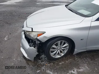 2014 Infiniti Q50 Premium with VIN JN1BV7AP3EM674645, listed as a IAAI auction lot 41941054 with 77,270 mi miles. Bid and sale history available at carsss.com. Image 17.