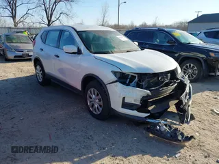 2018 Nissan Rogue SV with VIN KNMAT2MV1JP572474, listed as a IAAI auction lot 41756972 with 156,988 mi miles. Bid and sale history available at carsss.com. Image 1.