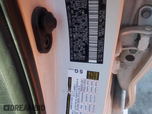 2020 Toyota Corolla LE with VIN JTDEPRAE8LJ034864, listed as a Copart auction lot 88708795 with 94,539 mi miles and Salvage Title. Bid and sale history available at DreamBid. Image 14.