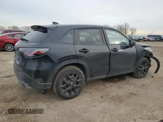 2024 Honda HR-V Sport with VIN 3CZRZ2H51RM744848, listed as a Copart auction lot 43876235 with 7,374 mi miles and Salvage Title. Bid and sale history available at DreamBid. Image 3.