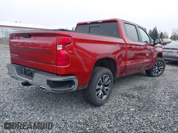 2021 Chevrolet Silverado 1500 LT with VIN 3GCUYDED9MG223006, listed as a IAAI auction lot 41846144 with 14,764 mi miles and . Bid and sale history available at DreamBid. Image 4.
