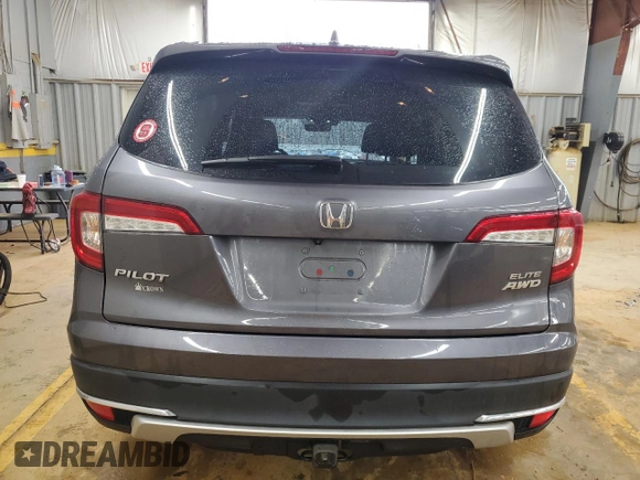 2021 Honda Pilot Elite with VIN 5FNYF6H01MB089206, listed as a Copart auction lot 47975495 with 93,340 mi miles and Salvage Title. Bid and sale history available at DreamBid. Image 6.