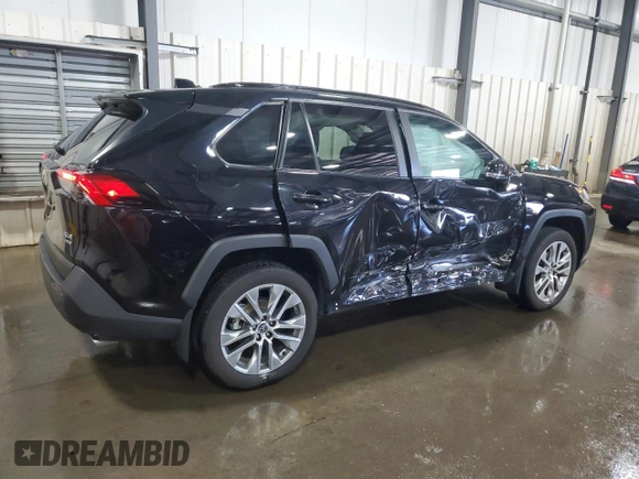 2022 Toyota RAV4 XLE Premium with VIN 2T3A1RFVXNC316132, listed as a Copart auction lot 55650775 with 30,860 mi miles and Salvage title. Bid and sale history available at DreamBid. Image 3.