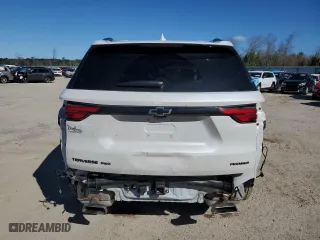 2022 Chevrolet Traverse Premier with VIN 1GNEVKKW7NJ181417, listed as a Copart auction lot 47732795 with 25,744 mi miles and Clean Title. Bid and sale history available at carsss.com. Image 6.